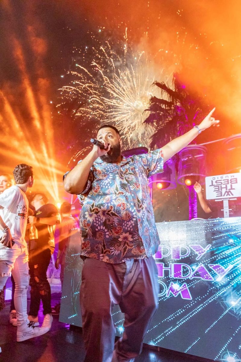 DJ Khaled performing at Thomas Henry's Birthday Party